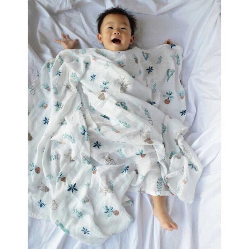 Khăn/chăn aden sợi tre  dùng cho bé tấm