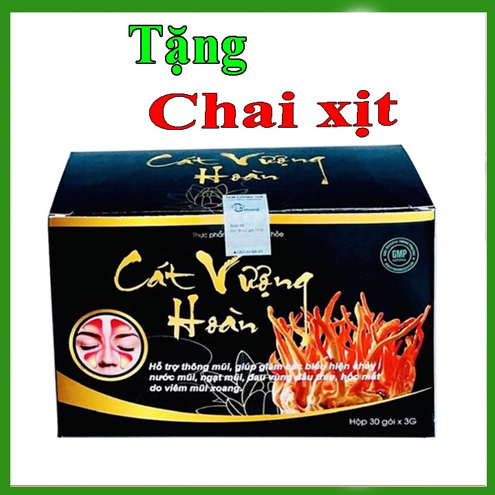 Cát vượng hoàn chính hãng, cát vượng hoàn viêm xoang chính hãng 100%