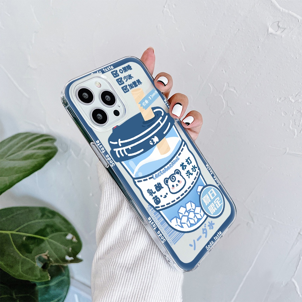 Ốp Điện Thoại Tpu Mềm Chống Sốc In Hình Dễ Thương Cho iPhone 11 12 13 pro max XS X XR XSMax 7 8 6 6s plus 5 4 SE 2020