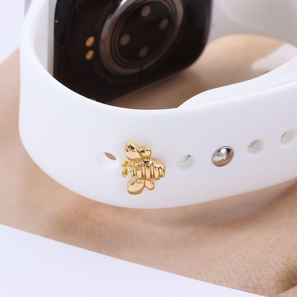 Phụ kiện trang trí dây đeo đồng hồ bằng kim loại sáng tạo