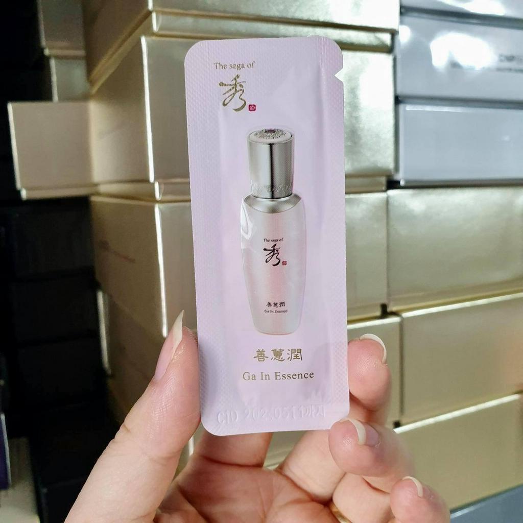 Set 10 gói cấp nước dưỡng ẩm sáng hồng Ga in Essence saga