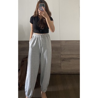 Áo Croptop Nữ Trơn Có Cổ