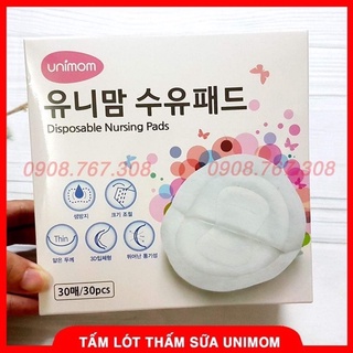Tấm lót thấm sữa unimom - hộp 30m tiện lợi