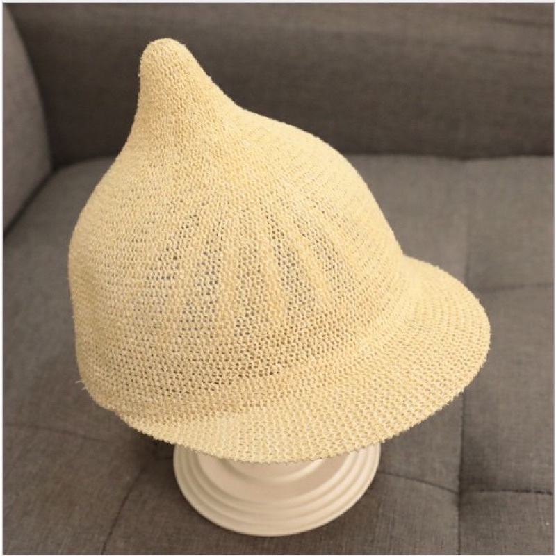 Mũ cói cho bé hình củ tỏi size 48cm,52cm