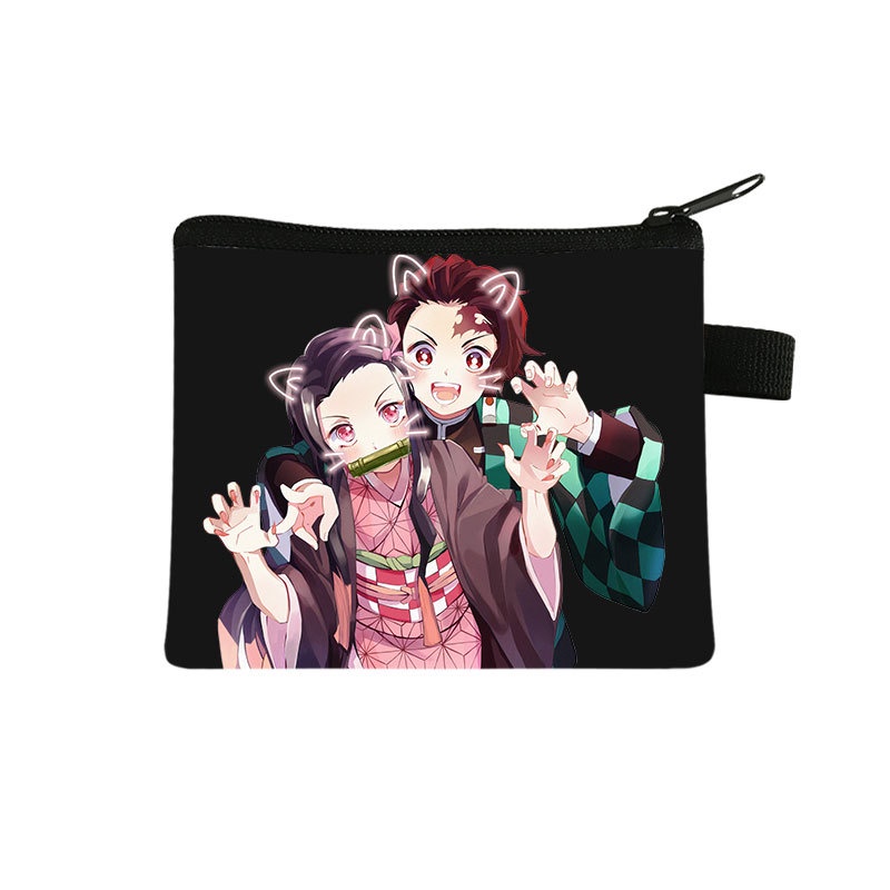 Ví Đựng Tiền Xu In Hình Thanh Gươm Diệt Quỷ Thời Trang