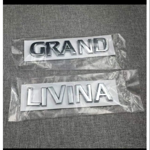 Bộ logo chữ  xe ô tô Nissan GRAND LIVINA