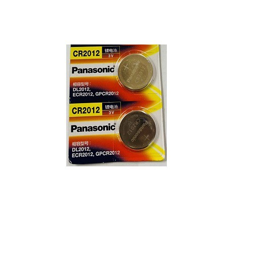 Pin cúc áo Panasonic Lithium CR2012 3v Vĩ 1 viên