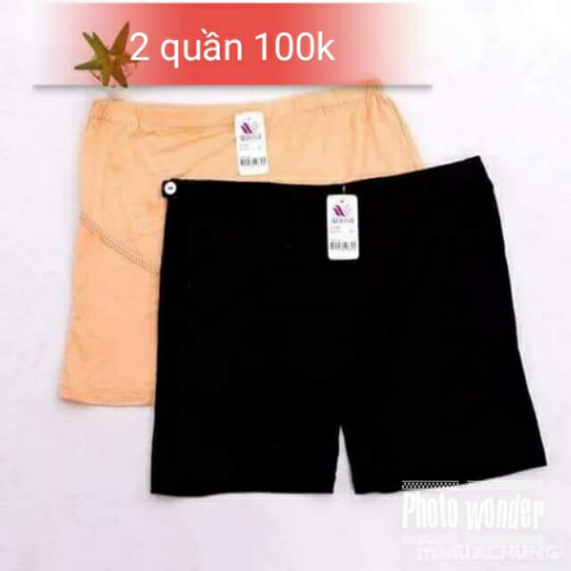 Combo 2 quần mặc váy bầu