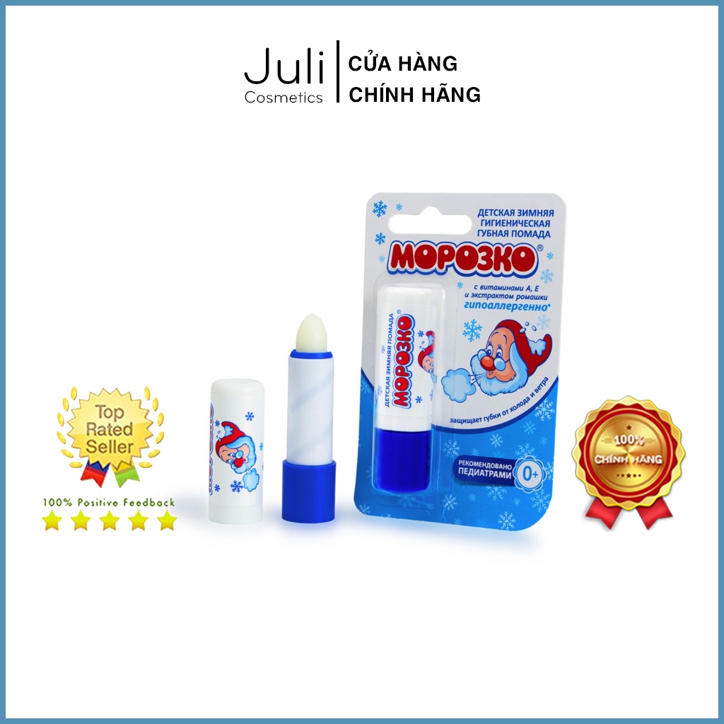 Son dưỡng môi chống nẻ Ông Già Tuyết MOPO3CO (dùng được cho trẻ sơ sinh)