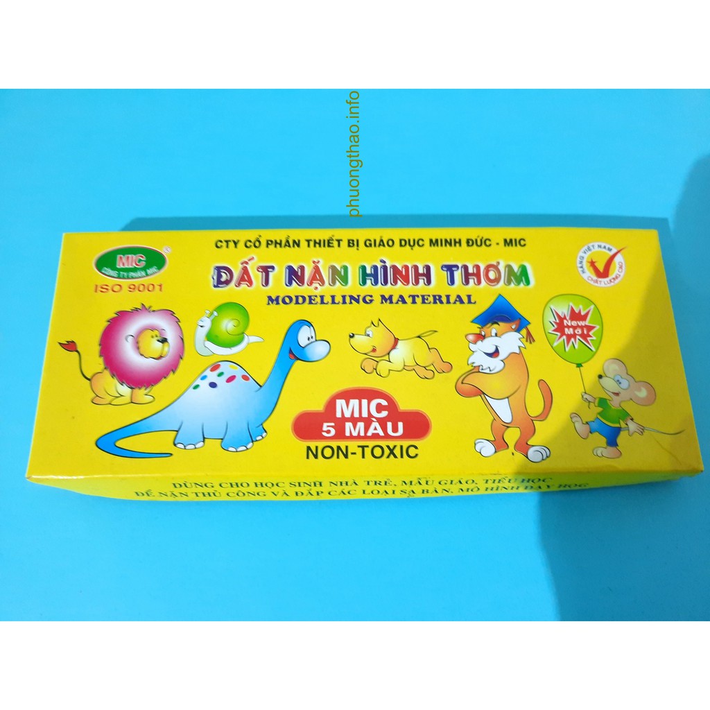 Đất Nặn 5 màu, 10 Màu Mic