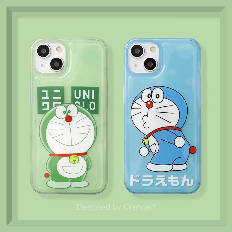 Ốp Điện Thoại Mềm Trong Suốt In Hình Doraemon Cho iPhone 14 / 13 / 12 Pro MAX / 13Pro / 12Pro / X / XS / XR / XS MAX / 11 / 11 Pro MAX