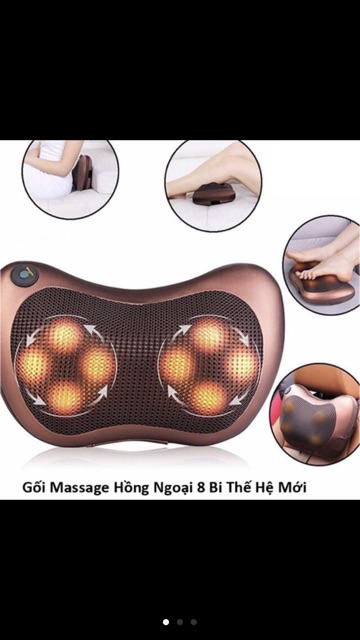 GỐI MASHA HỒNG NGOẠI 8 bi