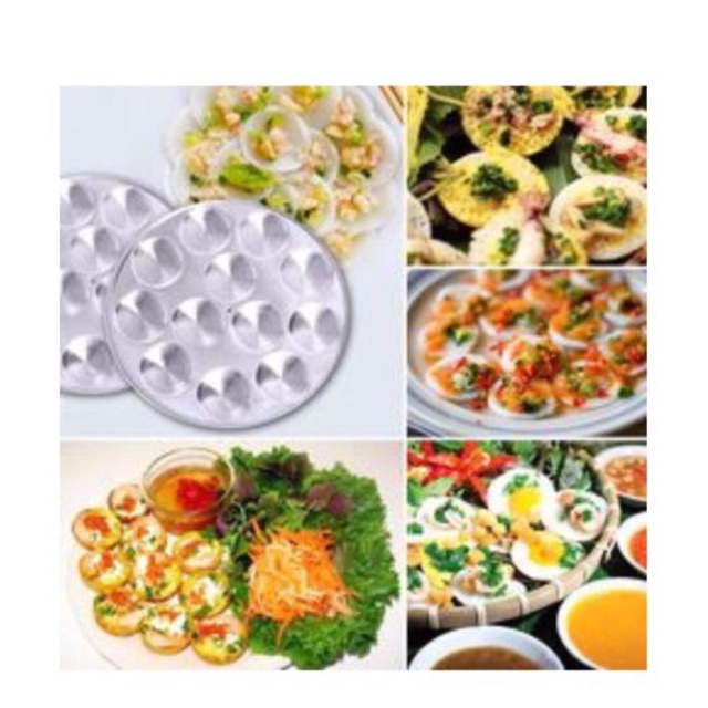 COMBO 02 KHUÔN LÀM BÁNH BÈO,BÁNH KHỌT,BÁNH CĂN CỠ LỚN ĐA TIỆN ÍCH