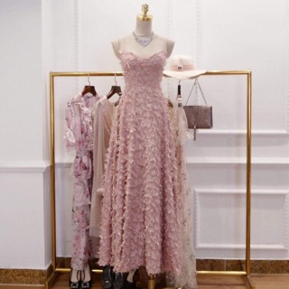 【ORDER】👄VÁY LÔNG VŨ 2s (S/M/L)👄