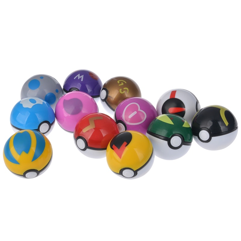 Set 12 mô hình đồ chơi quả cầu Pokemon vui nhộn cho bé
