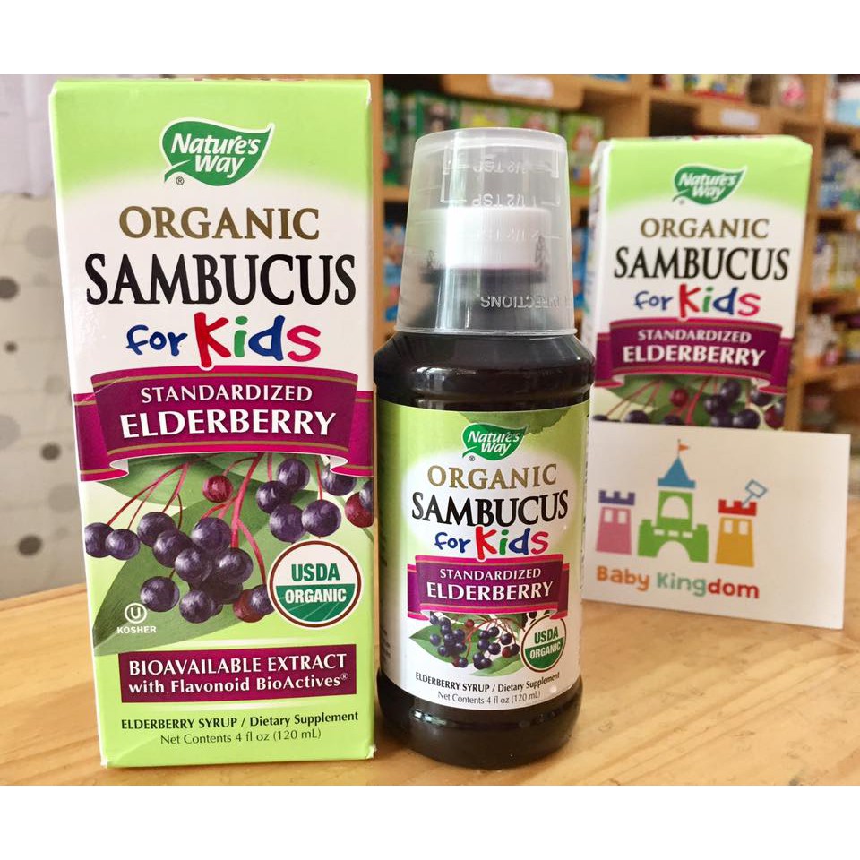 TĂNG SỨC ĐỀ KHÁNG SAMBUCUS  ORGANIC