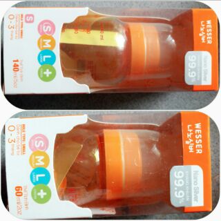 Freeship 99k TQ_Combo 4 bình sữa Wesser