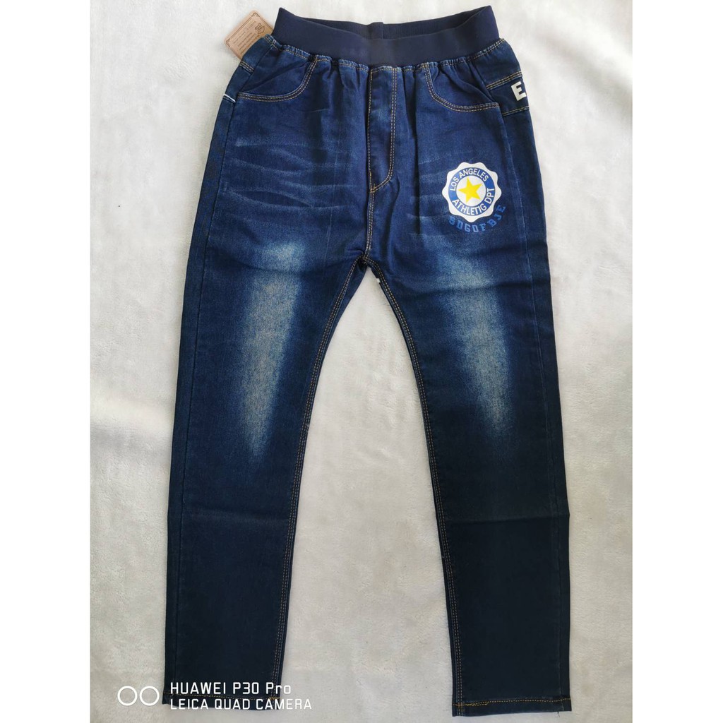 Quần Jean Dài Co Giãn Eo Size Dành Cho Trẻ Lớn Tuổi Size: 26 (12-14y) / 28 (14y)