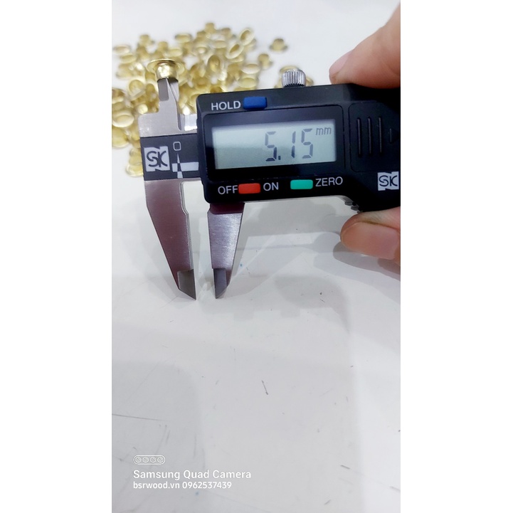 Khoen ore 5mm Bằng Sắt xi Màu BẠC, Màu VÀNG Bán sỉ Túi 1kg KHÔNG long đền Khuy mắt cáo thẻ tag, bấm túi giấy