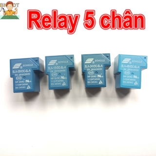 Relay 5 chân 5v/12v/24v/48v 30a