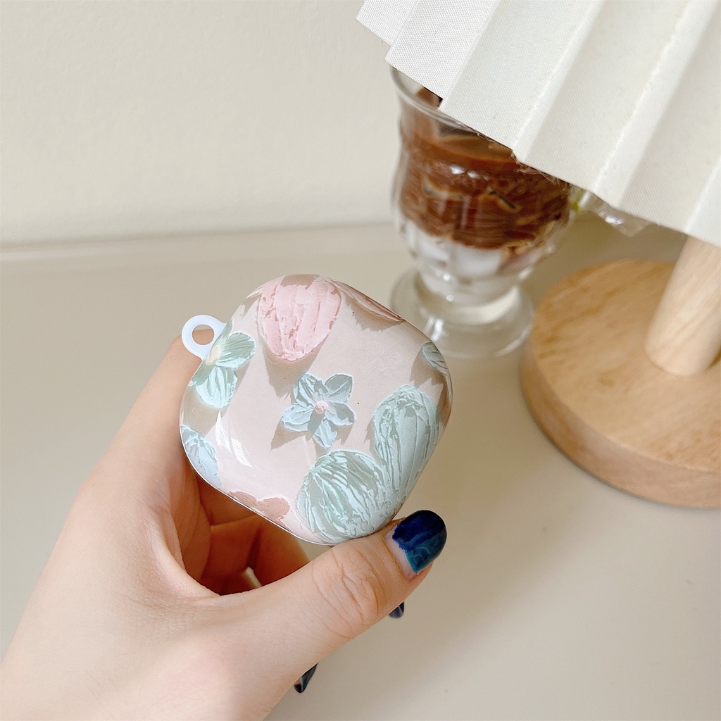 Vỏ Bảo Vệ Hộp Sạc Tai Nghe Bluetooth Không Dây Samsung Galaxy Buds Hình Hoa / Gấu / Trái Tim Hoạt Hình Dễ Thương | Buds 2 | Buds pro / buds 2 pro