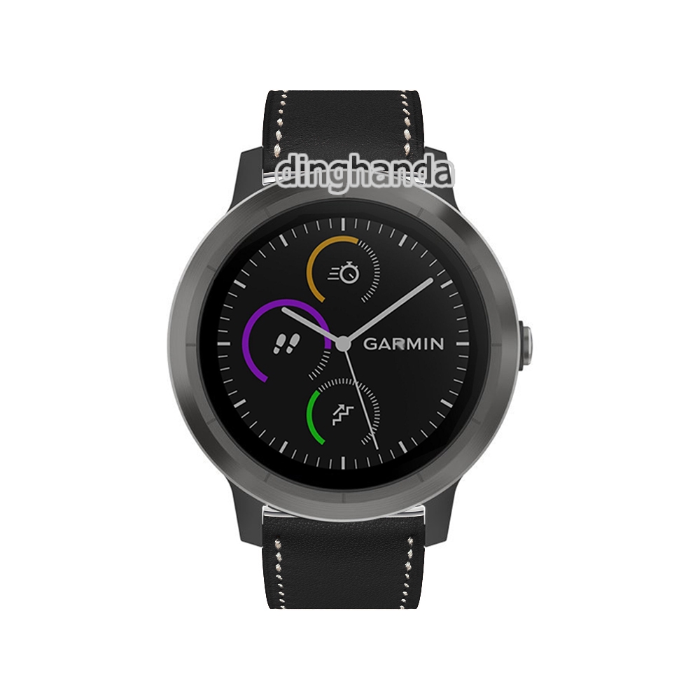Dây đeo đồng hồ bằng da thay thế cho Garmin Vivoactive 3