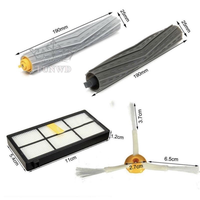 Combo 1bộ rulo,3 lọc kèm 3 chổi
