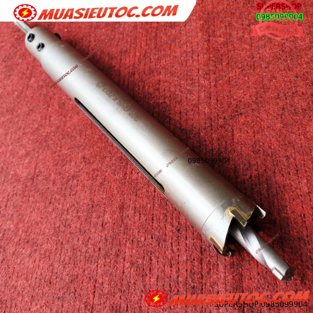 Mũi khoan rút lõi khoét tường gạch sâu Phi 32 x 200 mm không khoan bê tông, không khoan chế búa