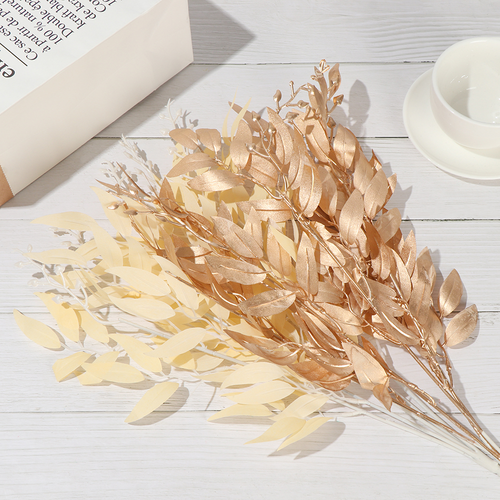 Cành Lá Liễu Nhân Tạo Trang Trí Nội Thất Sang Trọng