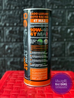 Nhớt Xado Racing 10W40 API SN JASO MA2