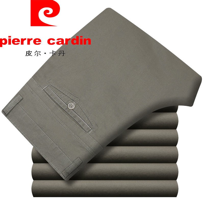 PIERRE CARDIN Quần Tây 100% Cotton Thoáng Khí Thời Trang Cho Nam