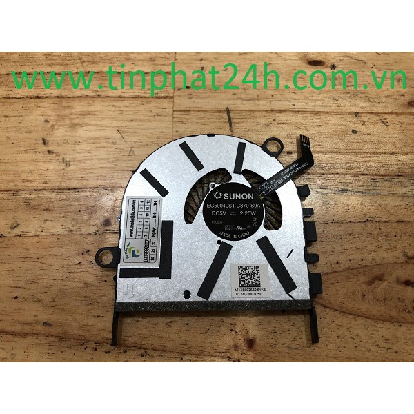 Thay FAN Quạt Tản Nhiệt Laptop Lenovo IdeaPad 710S-13 710S-13 Plus 710S Plus-13IKB EG50040S1-C870-S9A AT1XB002SS0