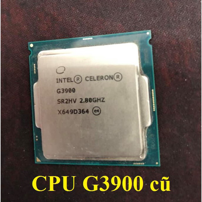 CPU G3900 2.8Ghz 2Mb, socket 1151 Intel Celeron g9300 cũ 21