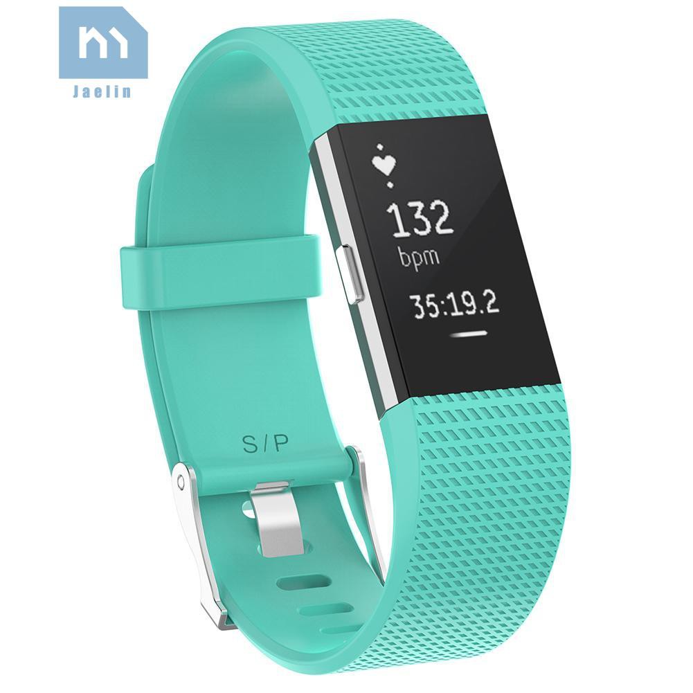 Dây Đeo Thay Thế Chất Liệu Silicon Thiết Kế Nhiều Lỗ Thời Trang Cho Fitbit Charge 2