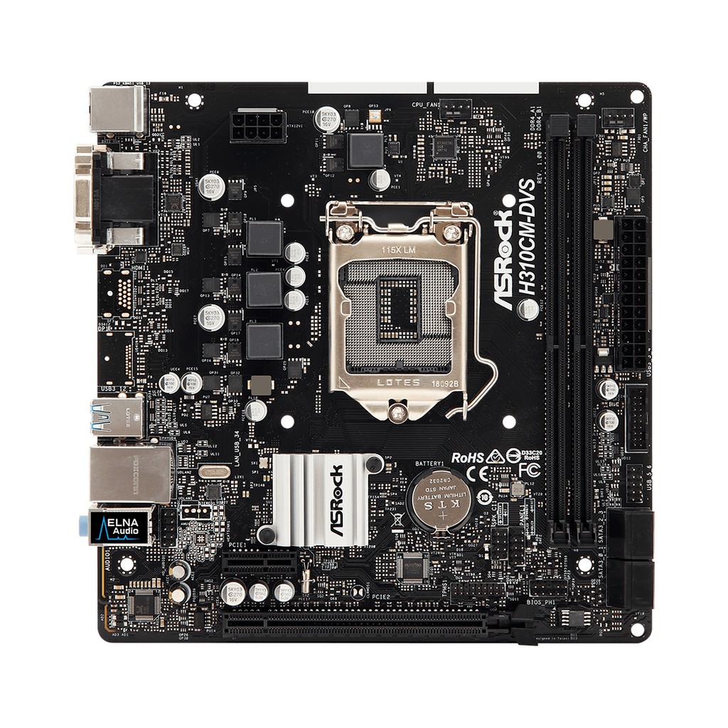 [Mã ELMS4 giảm 7% đơn 500K] [Mã ELMS4 giảm 7% đơn 500K] Mainboard Asrock H310CM-DVS - | BigBuy360 - bigbuy360.vn