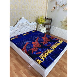 Ga chống thấm cotton,1m8 ga chống thấm cotton hoa văn, free ship,người nhện đỏ