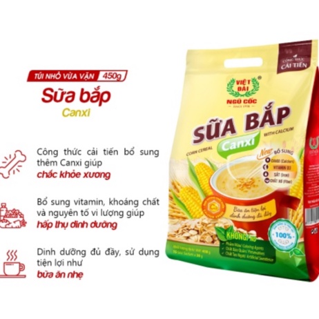 Bột ngũ cốc ăn kiêng, sữa bắp canxi Việt Đài 600g - Bột ngũ cốc dinh dưỡng Việt Đài.