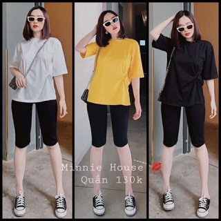 Quần legging ngố