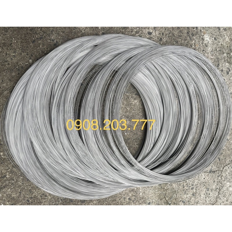 Fiman Steel - Thép trắng không rỉ dùng làm lưỡi câu - lò xo - Lồng chim  nhiều kích cỡ