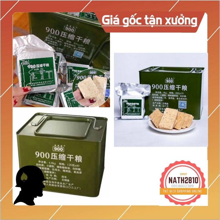 LƯƠNG KHÔ HỘP SẮT 900 BA SAO Loại cao cấp