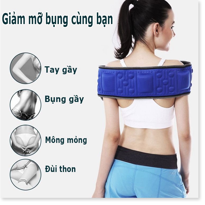 Đai massage bụng, Giảm Mỡ Bụng, Mát Sa Bụng, Giảm Mỡ Toàn Thân Mua Ngay Đai Masage X5 Cao Cấp