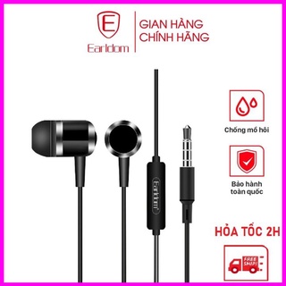 Tai nghe nhét tai Earldom E28 - Có dây và Mic đàm thoại - Đệm tai cao su chống ồn
