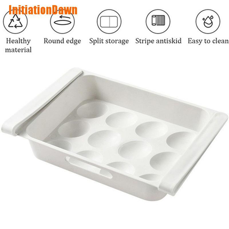 Hộp Đựng Trứng / Rau Củ Quả Bảo Quản Trong Tủ Lạnh Tiện Dụng Cho Nhà Bếp