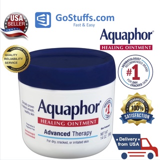 [Hàng Mỹ] Aquaphor Healing Ointment Kem đa năng dưỡng ẩm, làm dịu và mềm da khỏi bỏng, chàm, khô, rát, nứt nẻ 396g