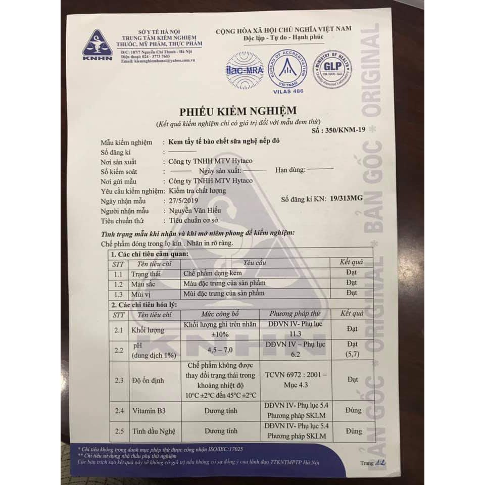 Kem Tẩy Da Chết Sữa Nghệ Nhân Sâm Collagen | BigBuy360 - bigbuy360.vn