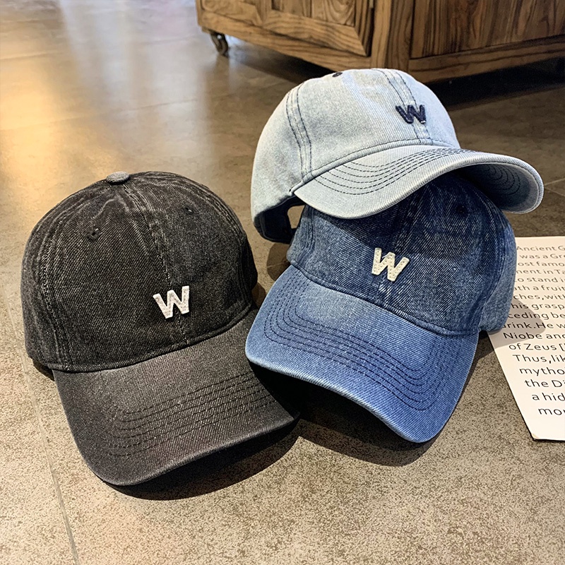 Mũ Lưỡi Trai Cao Bồi Thêu Chữ Thời Trang Hàn Quốc