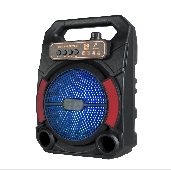 Loa Xách tay Karaoke CH - 621, Kết nối Bluetooth, Tặng Kèm Micro có dây, Có LED - Âm thanh to, bass khỏe