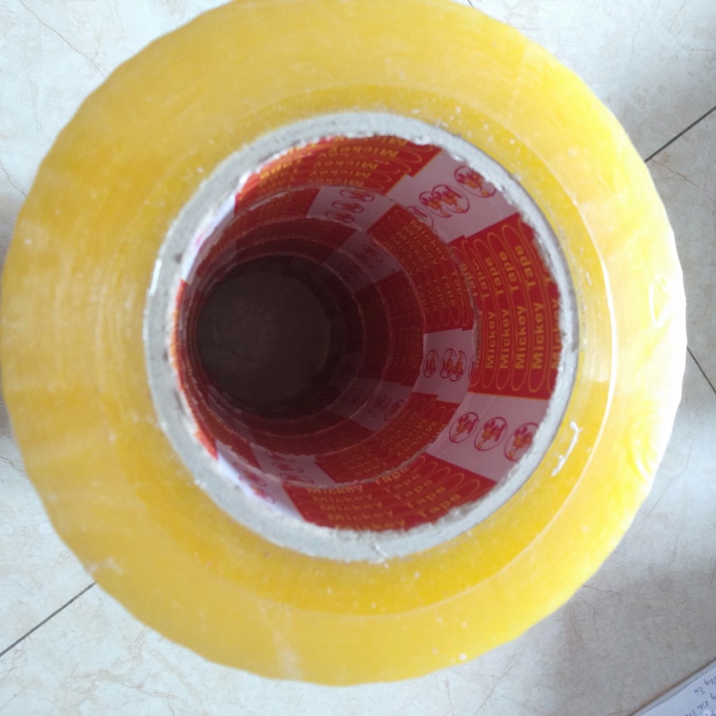 Băng dính 0,4kg/ 1cuộn lõi giấy dùng để đóng gói hàng