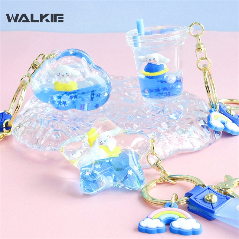 SANRIO Móc Khóa Hình Búp Bê Cinnamoroll Hoạt Hình Đáng Yêu