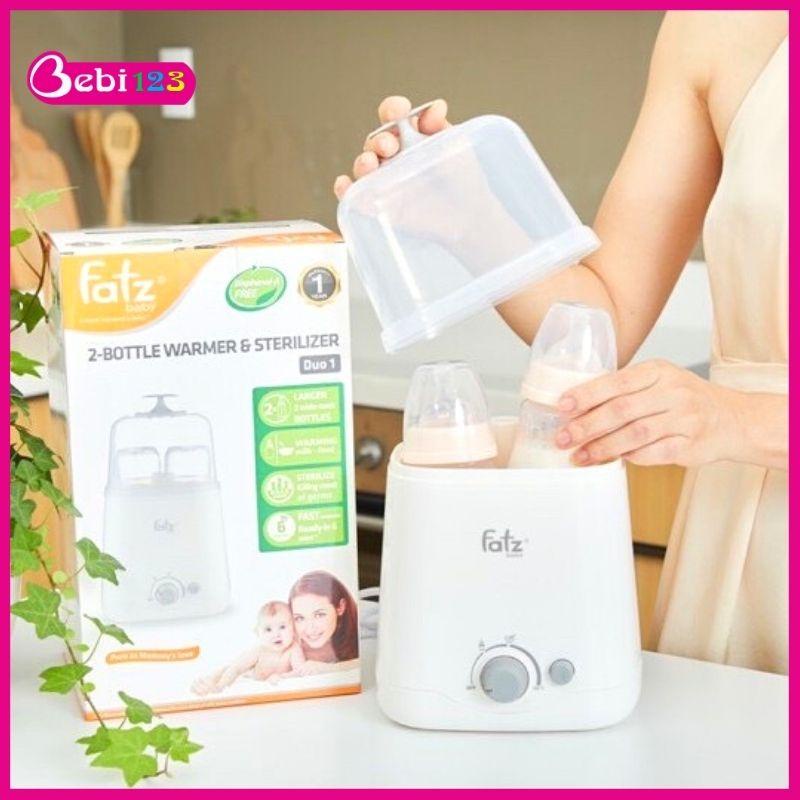 (Bảo hành 12 tháng) Máy hâm sữa tiệt trùng 2 bình cổ rộng Fatz Baby Duo 1 cho bé